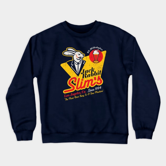 Jack Rabbit Slim's Logo Crewneck Sweatshirt by Alema Art